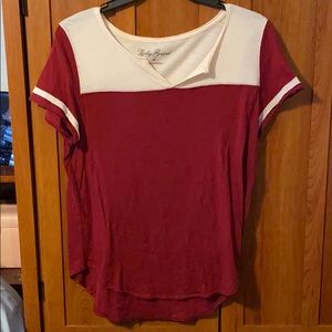 Retro Lucky Brand Maroon Top